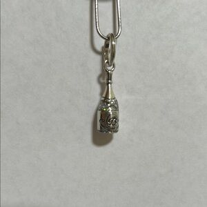 Brighton Sparkle Champagne Bottle Charm